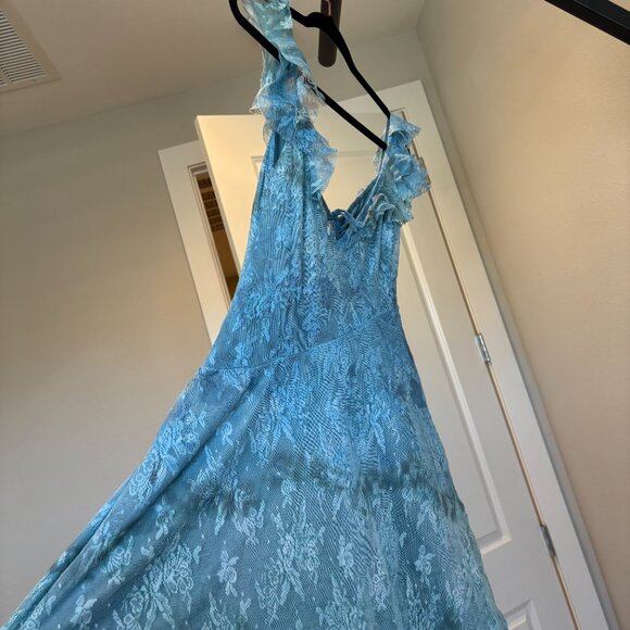 Urban Outfitters Lace Hyacinth midi dress in Blue-Size Small Fairy dress - Picture 8 of 8